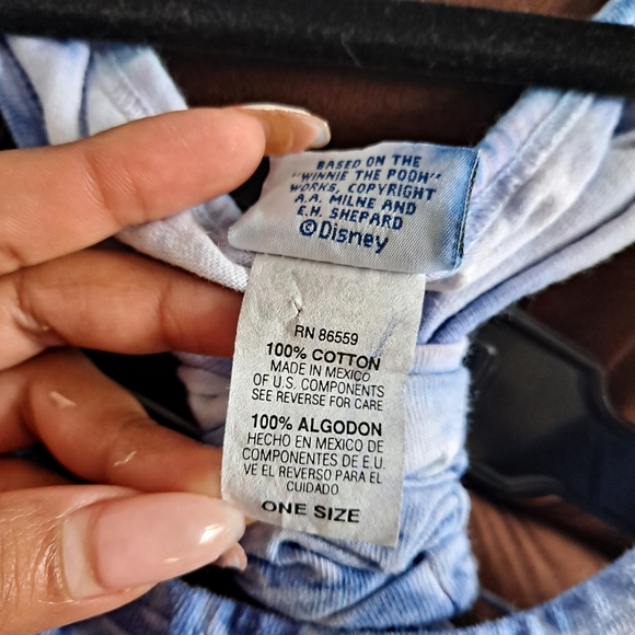 Vintage Winnie the Pooh Tie Dye Twist Back Tank Top - Picture 6 of 8